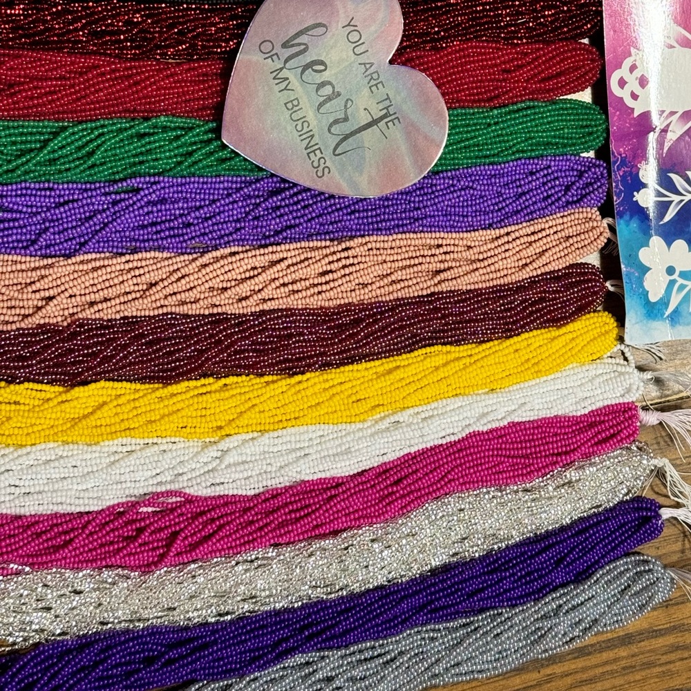 Custom Beaded Hoops - Picture 7 of 16